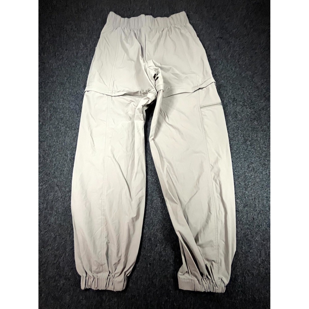 Avalanche Convertible Hiking Pants Women Small Gray Nylon Stretch Zip Off Shorts
